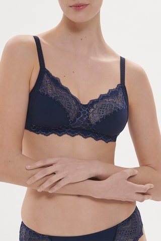 Soutien-gorge Caresse - Bleu marine