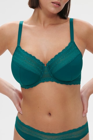 Soutien-gorge Destinée - Bleu canard