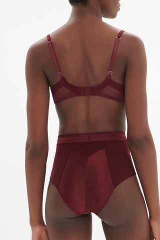 Culotte taille haute Ève - Bordeaux