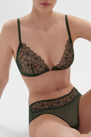 Soutien-gorge Jeanne - Vert foncé