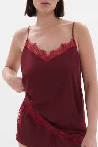 Caraco Satin Secrets - Bordeaux