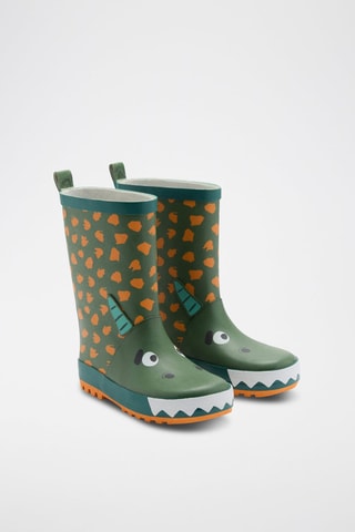 Bottes de pluie crocodile - Vert