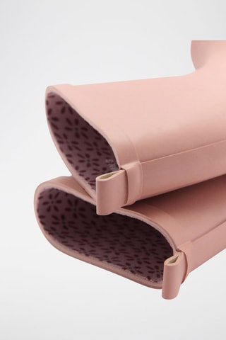 Bottes caoutchouc - Rose pastel