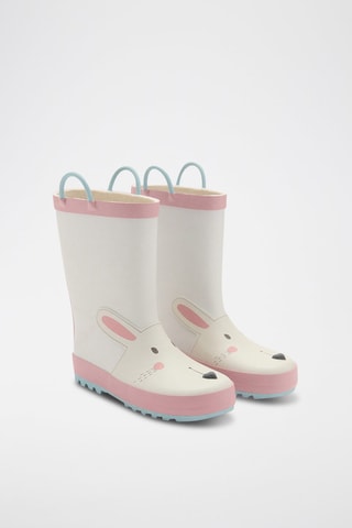 Bottes de pluie lapin - Blanc