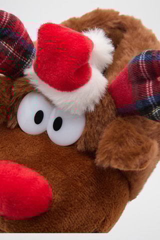 Pantoufles renne - Marron