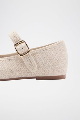 Ballerines à boucle - Sable