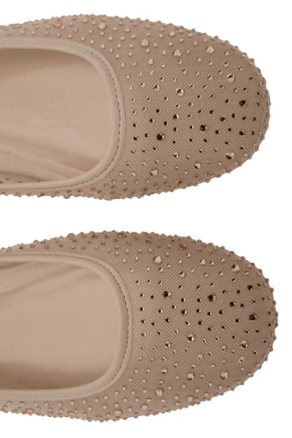 Ballerines effet brillant - Rose clair