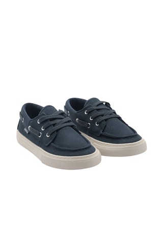 Chaussures bateau lacets - Bleu