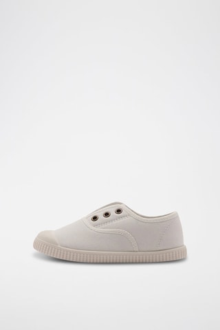 Baskets empiècements élastiques - Blanc