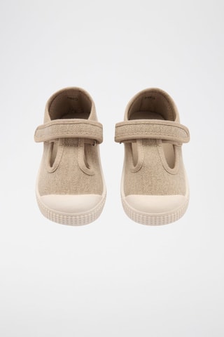 Baskets lanière Velcro - Sable