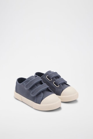 Baskets attaches Velcro - Bleu