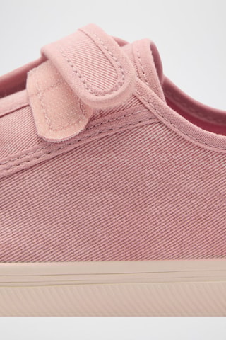 Baskets attaches Velcro - Rose clair