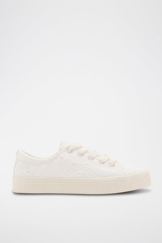 Baskets brodées - Blanc