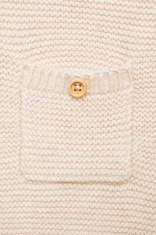 Pull-over maille poche - Sable