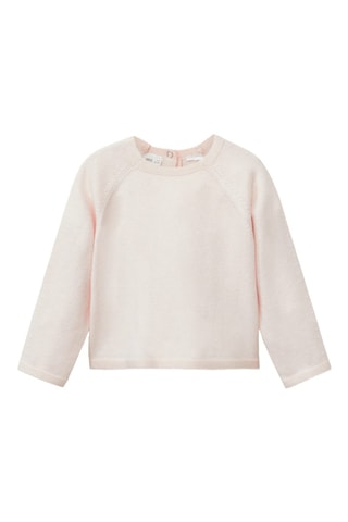 Pull-over maille coton - Rose