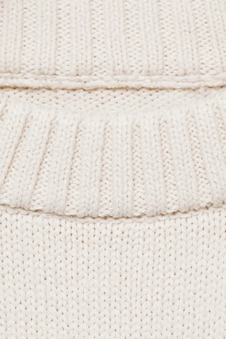 Pull-over maille coton - Ivoire