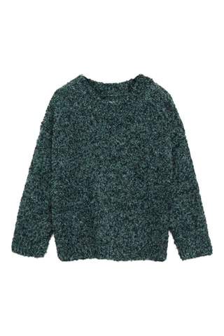 Pull grosses mailles - Vert foncé