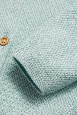 Cardigan maille boutons - Vert d'eau