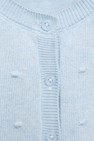 Cardigan maille brodé - Bleu clair