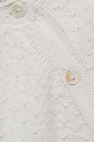 Pull-over brodé maille - Gris clair