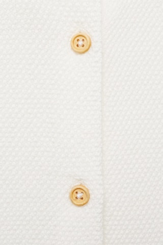 Cardigan maille boutons - Blanc cassé