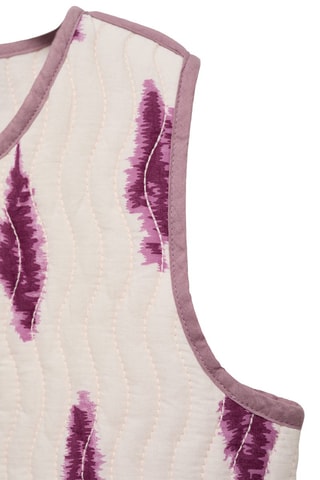 Gilet matelassé imprimé - Rose