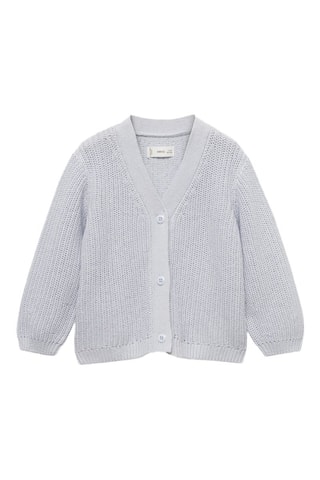 Cardigan maille boutons - Ciel