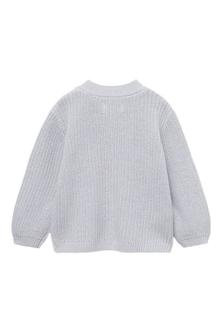 Cardigan maille boutons - Ciel