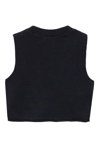 Gilet en maille - Bleu marine