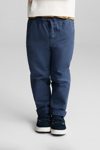 Pantalon jogger coton - Bleu