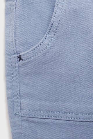 Pantalon skinny coton - Bleu