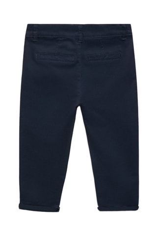 Pantalon chino coton - Bleu marine