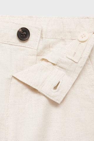 Pantalon chino élastique - Beige