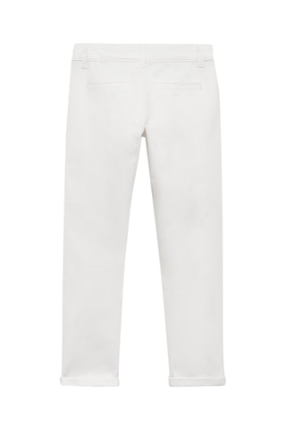 Pantalon chino coton - Blanc