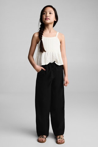 Pantalon lin coton - Blanc