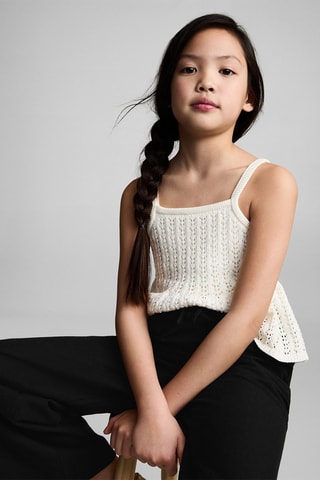 Pantalon lin coton - Blanc