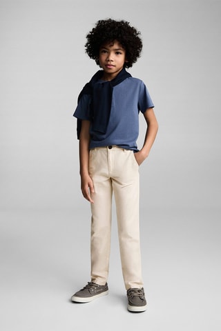 Pantalon lin coton - Beige