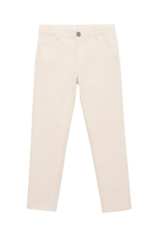 Pantalon lin coton - Beige