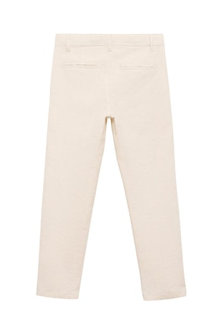 Pantalon lin coton - Beige