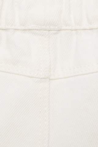 Pantalon taille élastique - Blanc cassé
