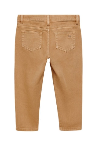 Pantalon skinny coton - Marron