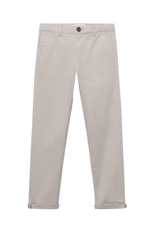 Pantalon chino coton - Gris