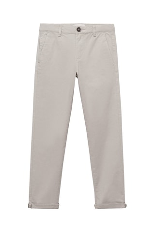 Pantalon chino coton - Gris