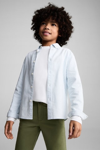 Pantalon chino coton - Kaki