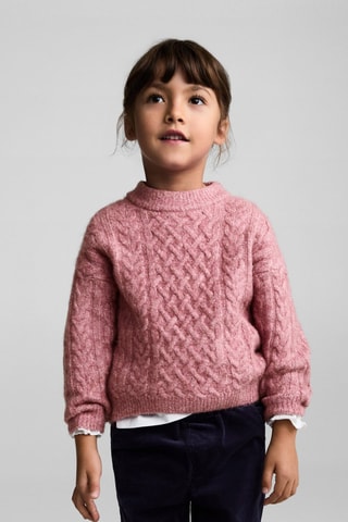 Pantalon velours côtelé paper bag - Bleu marine