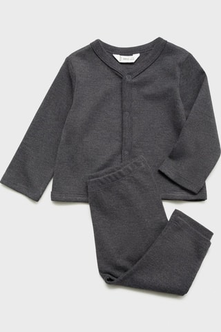 Pantalon élastique coton - Anthracite