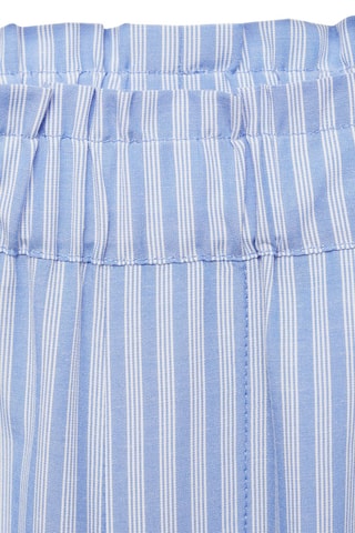 Pantalon coton à rayures - Bleu