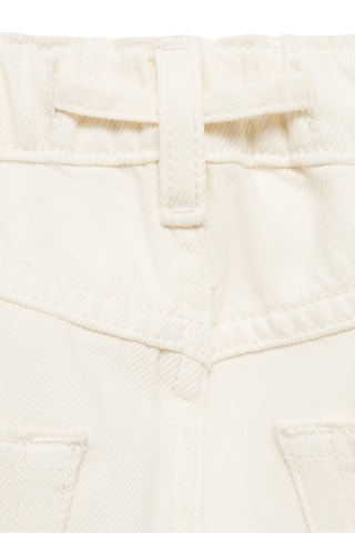 Jean wideleg cordon de serrage - Beige