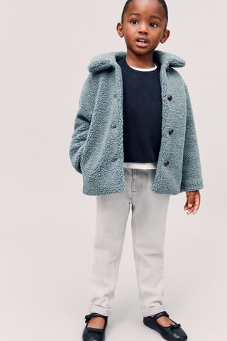 Jean paperbag doublé - Gris