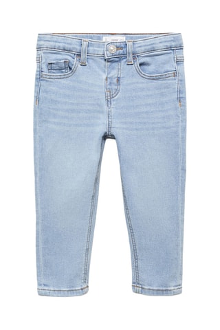Jean skinny coton - Bleu